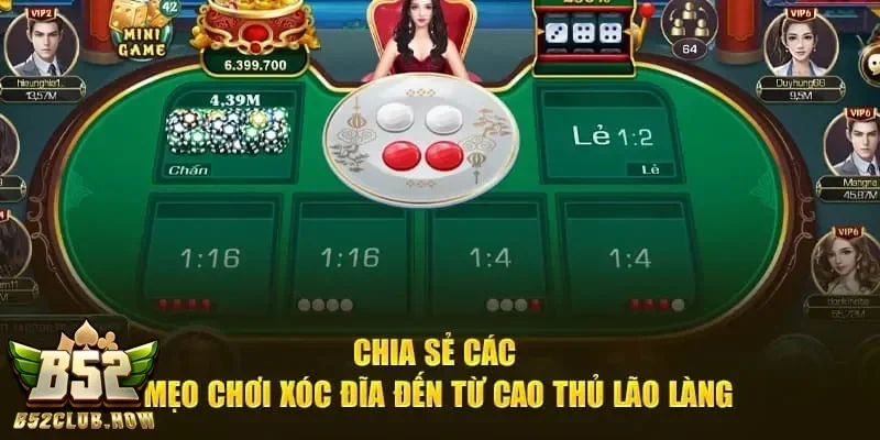 Cách tham gia trò chơi xóc đĩa cho người mới